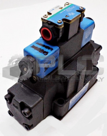 NEW EATON VICKERS DG5V-8-S-2C-T-M-FTWL-B-10 VALVE W/ DG4V-3S-6C-M-FTWL-B5-60