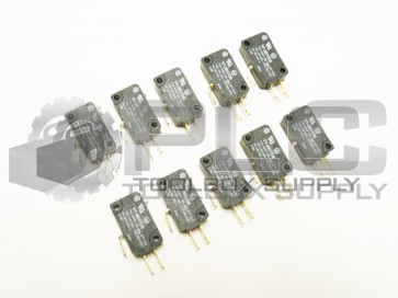 LOT 0F 10 NEW HONEYWELL V7-2B17D8 MINI SNAP SWITCH