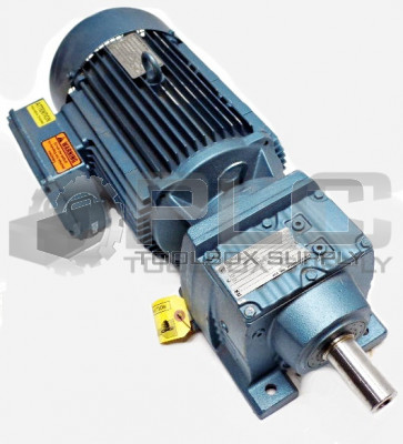 NEW SEW EURODRIVE DFV132S4 MOTOR 7.5HP 1720RPM 460VAC 18.8A W/ R57DV132S4 GEAR