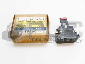 NEW SQUARE D 9065 C0-1R OVERLOAD RELAY 9065 CO-1R