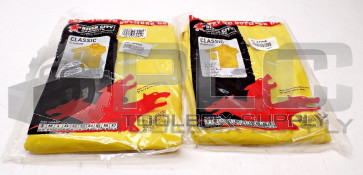 LOT OF 2 NEW MCR SAFETY 230CXL CLASSIC RAINWEAR XL YELLOW 