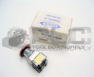 NEW REES 40102-202 MUSHROOM PLUNGER OPERATOR BUTTON