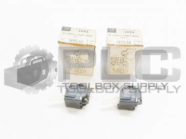 NEW LOT OF 2 ALLEN BRADLEY 1495-G4 /L CONTACT 