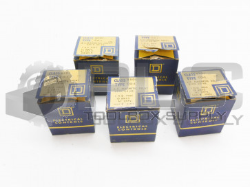 NEW LOT OF 5 SQUARE D 8501 CO-1 RELAY 8501-CO SER B 