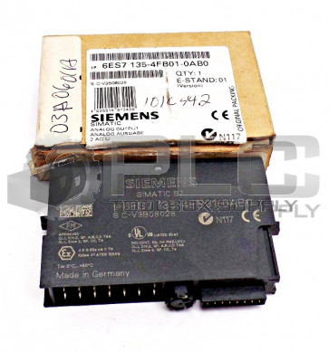 SIEMENS 6ES7 135-4FB01-0AB0  MODULE ET200S 2AOU 15MM 6ES71354FB010AB0