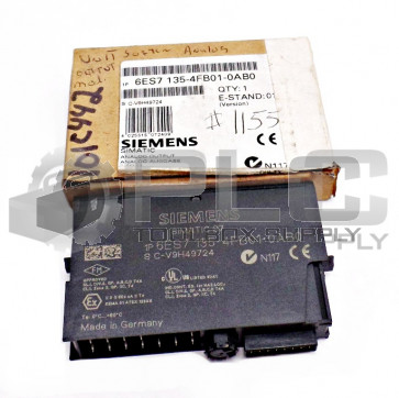 NEW SIEMENS 6ES7 135-4FB01-0AB0  MODULE ET200S 2AOU 15MM 6ES71354FB010AB0