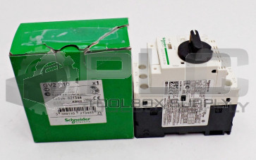 NEW SCHNEIDER ELECTRIC GV2 P10 MANUAL STARTER 6.3AMP 3POLE 600VAC