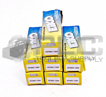 LOT OF 7 NEW EIKO 25T8DC-130V INCANDESCENT LAMP BAYONET 25W 25T8DC130V