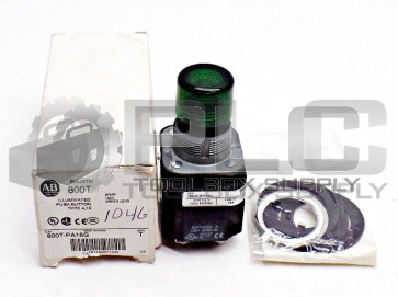 NEW ALLEN BRADLEY 800T-PA16G /T PUSHBUTTON 30.5MM 50/60HZ 800TPA16G SER.T *READ*