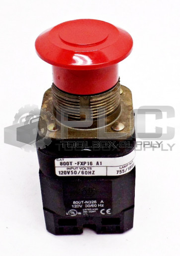NEW ALLEN BRADLEY 800T-FXP16A1 /T PUSH/PULL BUTTON 800TFXP16A1 SER.T