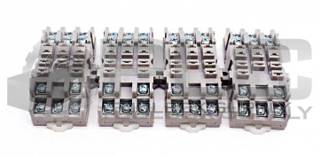 NEW LOT OF 4 TYCO 27E893 RELAY SOCKET BASE