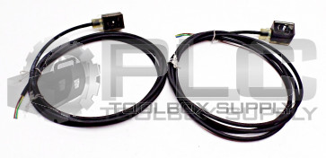 LOT OF 2 NEW LUMBERG VBD1A-1-1-226/2M DIN VALVE CONNECTOR W/ BUILT-IN LED 