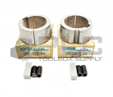 LOT OF 2 NEW 117169 DODGE 2012 1-15/16 TAPER LOCK BUSHING 