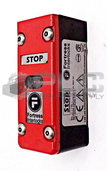 FORTRESS INTERLOCKS STOP IP67 SWITCH 24V/110V **READ**