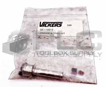 NEW VICKERS 02-119313 ORIFICE & TOOL KIT 02119313