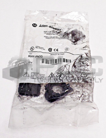 NEW ALLEN BRADLEY 800F-PN3G POWER MODULE INTEGRATED GREEN LED 24VAC/DC 800FPN3G