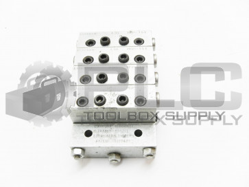 LUBRIQUIP MSP-15T (3) VALVE MAINFOLD W/ MSP-35S (1) 