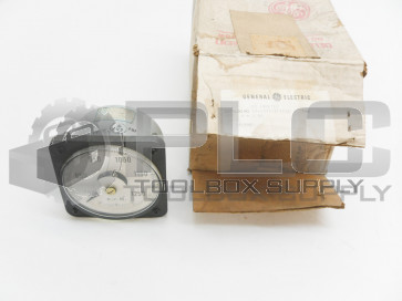 GENERAL ELECTRIC 50-103111FAZZ2 DC AMMETER 750-1250 R.P.M DB40