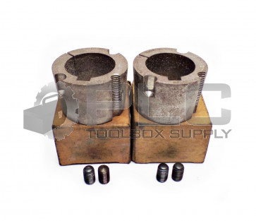 LOT OF 2 DODGE 1615 X 1-1/2 KW TAPER LOCK BRUSHING 