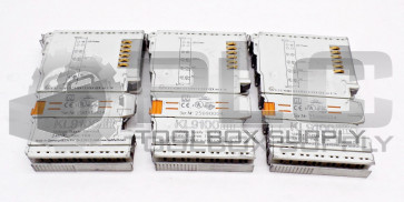 LOT OF 3 BECKHOFF KL9100 POWER SUPPLY TERMINAL 24V DC