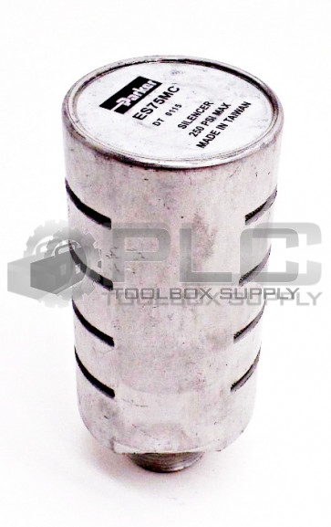 NEW PARKER SCHRADER BELLOWS ES75MC ALUMINUM EXHAUST MUFFLER 3/4"NPT INLET 250PSI