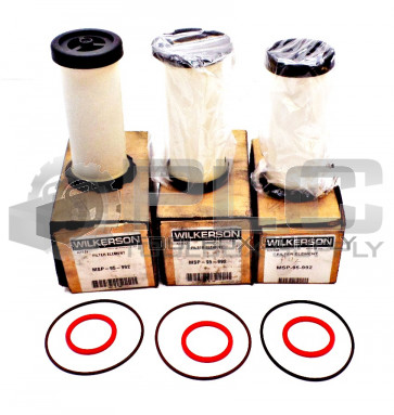 LOT OF 3 NEW WILKERSON MSP-95-992 PNEUMATIC FILTER ELEMENT COALESCING MSP95992