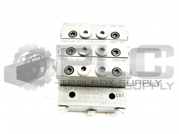 NEW TRABON MSP-10T (2) MSP-5T DIVIDER BLOCK VALVE NPSF