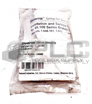 NEW STEARNS 596643733 KIT-#M4 INJ COIL-115/230V