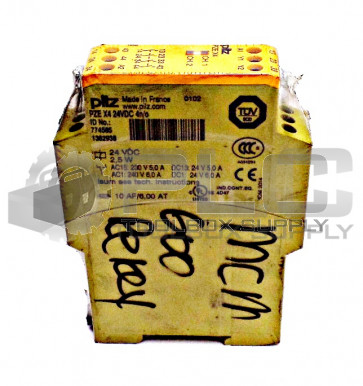 NEW PILZ PZE-X4P-24VDC-4N/O SAFETY RELAY 5AMP 24VDC 2.5W PLUG-IN PZEX4P24VDC4NO