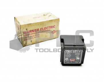 NEW WARNER ELETRIC CBC-801-1 CLUTCH BRAKE CONTROL RELAY