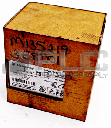 NEW ALLEN BRADLEY 440R-E21358 EXPANSION SAFETY RELAY MSR122E 440RE21358