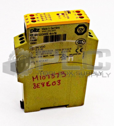 PILZ PZEX4V0,5/24VDC4N/OFIX SAFETY RELAY 774580 132941 PZEX4V0524VDC4NOFIX