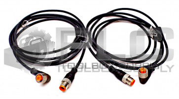 LOT OF 2 NEW LUMBERG RST 3-RKWT/LED A 4-3-224/2M CABLE 2M RST3RKWTLEDA432242M