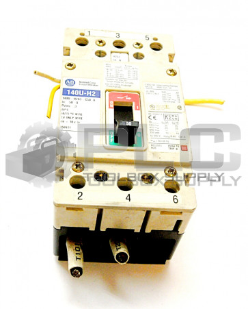 ALLEN BRADLEY 140U-H2C3-C50 /A CIRCUIT BREAKER 50 A 3 POLE 140U-H2