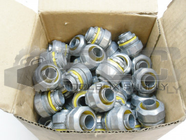 NEW BOX OF 45 CENTAUR WILQA1050 TIGHT FITTING CONNECTOR 1/2" LQA1050