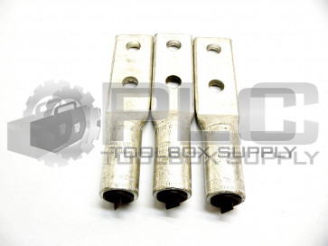 NEW LOT OF 3 3M 40156 COMPRESSION TERMINAL  LUG 
