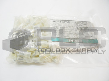 NEW BAG OF 100 PANDUIT JN314-412-C WIRE JOINTS 