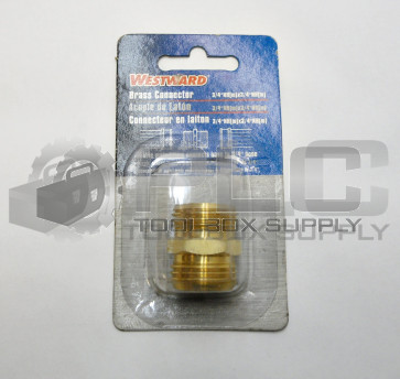 NEW WESTWARD 4KG82A BRASS CONNECTOR 3/4" x 3/4"