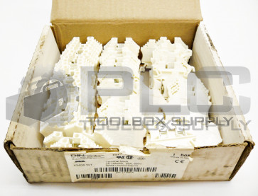 LOT OF 68 DINNECTORS DN-T12W-A TERMINAL BLOCK 20A 600V