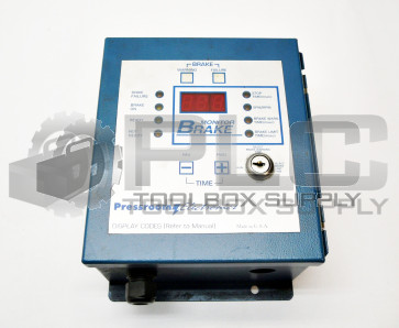 PRESSROOM ELECTRONICS BM-1600 BRAKE MONITOR 120VAC 50/60Hz        PARTS ONLY