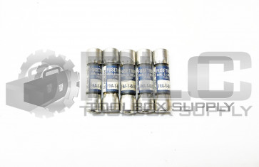 LOT OF 5 BUSSMANN FNA-1-6/10 FUSE 1.6A 125V / FNA1610