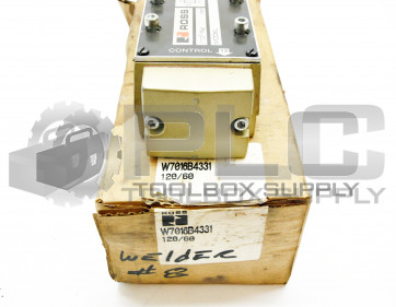 NEW ROSS CONTROLS W7016B4331 SOLENOID VALVE 120VAC 60HZ 0-10BAR