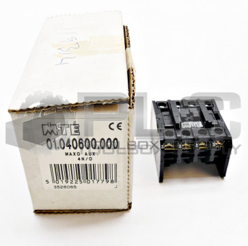 NEW IN BOX MTE 01.040600.000 CONTACT AUXILIARY