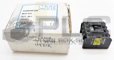 NEW MTE 01.040300.000 CONTACT AUXILIARY 2NO 2NC MAXO 01040300000