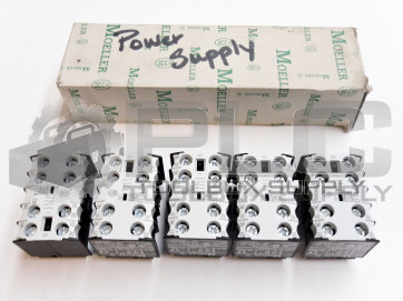 NEW LOT OF 5 KLOCKNER MOELLER 22DILEM AUXILIARY CONTACT MODULE 