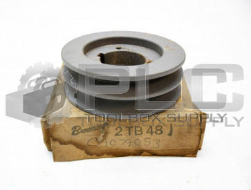 NEW IN BOX BROWNING 2TB48 BUSHING 2 GROOVE SHEAVE 5 5/16"