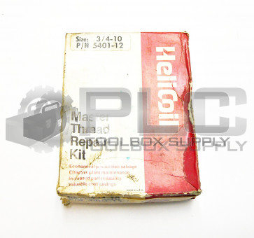 NEW HELICOIL 5401-12 MASTER THREAD REPAIR KIT SIZE: 3/4-10