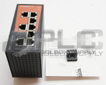 NEW WEIDMULLER IE-SW-BL08-8TX ETHERNET SWITCH