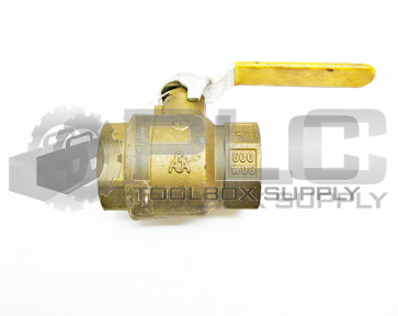 NEW WATTS 1-1/2" FBV-3 BRASS BALL VALVE / FBV3 