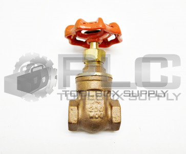 NEW DYNAQUIP 1/4" 200 WOG GATE VALVE 